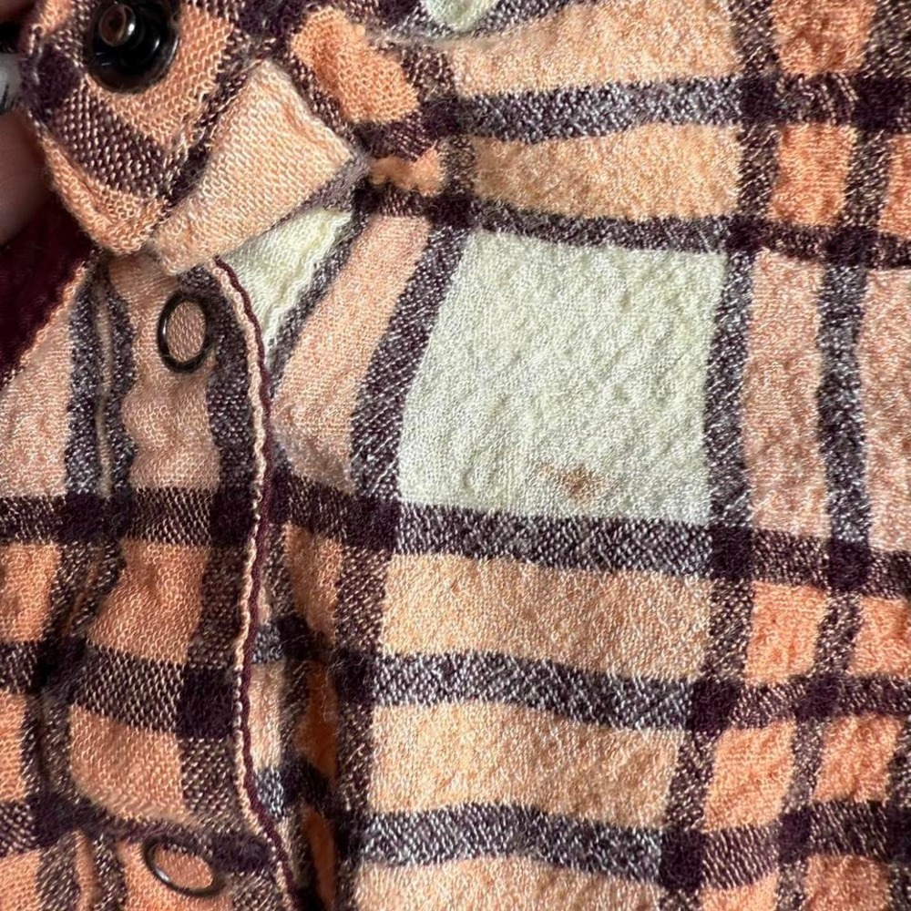 We the Free‎ Orange Plaid Top - Picture 7 of 7